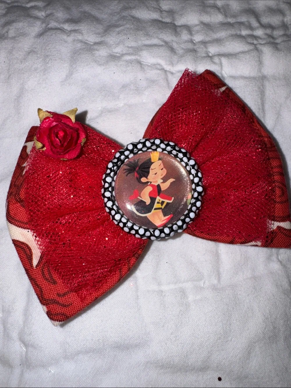 Alice in Wonderland hair bow set